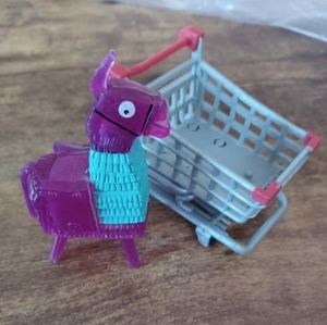 Fortnite Loot Llama/ shopping cart playset